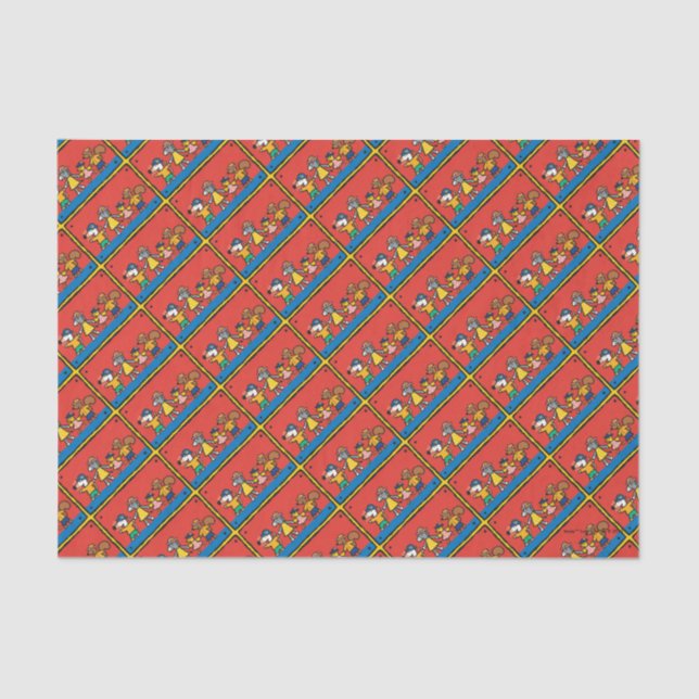 Maisy and Best Friends Hold Hands Tissue Paper (Front)