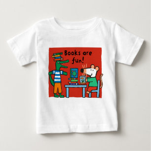 Maisy and Charley Read Books Baby T-Shirt