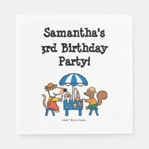 Maisy and Cyril Birthday Napkins