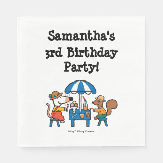 Maisy and Cyril Birthday Napkins