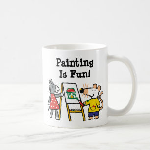 Maisy and Dotty Paint at Preschool Coffee Mug