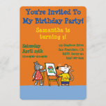 Maisy and Dotty Paint at Preschool Invitation