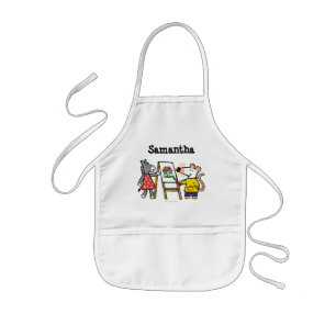 Maisy and Dotty Paint at Preschool Kids' Apron
