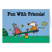 Maisy and Dotty Seesaw at the Playground (Front Horizontal)