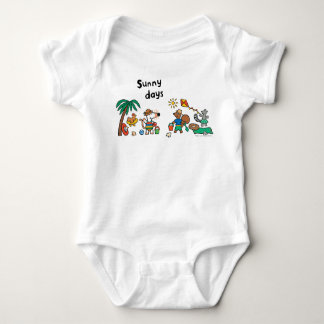 Maisy and Friends at the Beach Baby Bodysuit