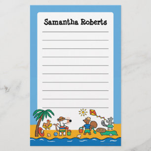 Maisy and Friends at the Beach Stationery