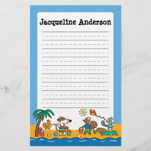 Maisy and Friends at the Beach Stationery
