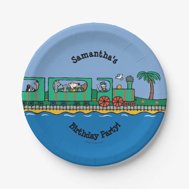Maisy and Friends Birthday Paper Plates (Front)