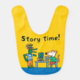 Maisy and Friends Enjoy the Library Baby Bib