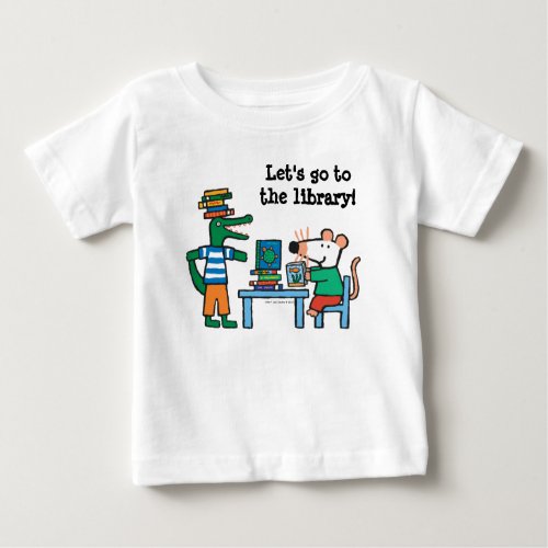 Maisy and Friends Enjoy the Library Baby T_Shirt