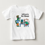 Maisy and Friends Enjoy the Library Baby T-Shirt