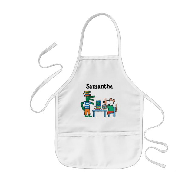 Maisy and Friends Enjoy the Library Kids' Apron (Front)