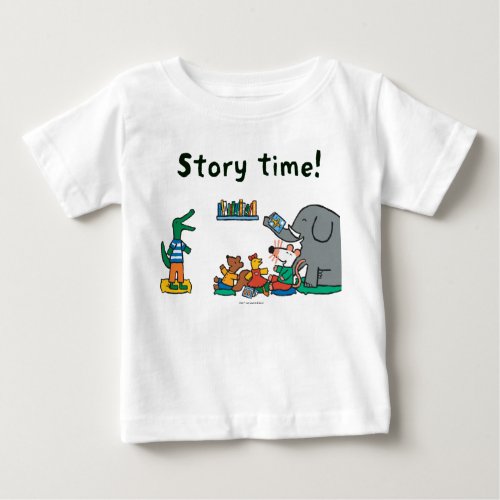 Maisy and Friends Laugh at Story Time Baby T_Shirt
