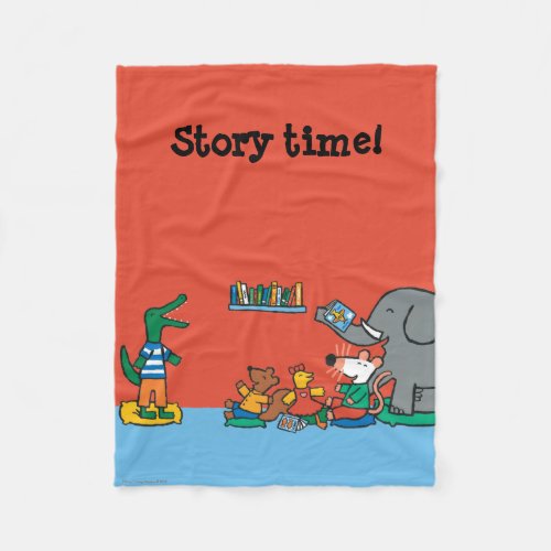 Maisy and Friends Laugh at Story Time Fleece Blanket