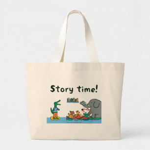 Maisy and Friends Laugh at Story Time Large Tote Bag