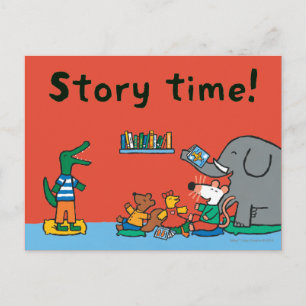 Maisy and Friends Laugh at Story Time Postcard