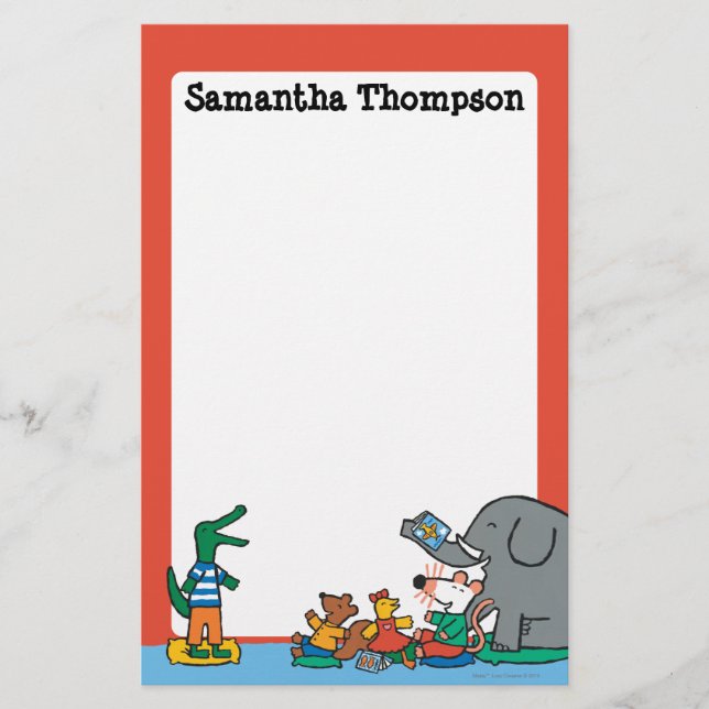 Maisy and Friends Laugh at Story Time Stationery (Front)