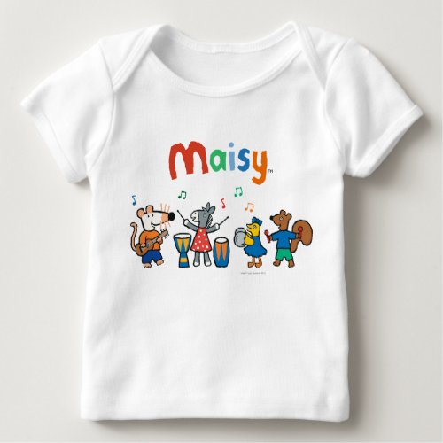Maisy and Friends Play in the Band Baby T_Shirt