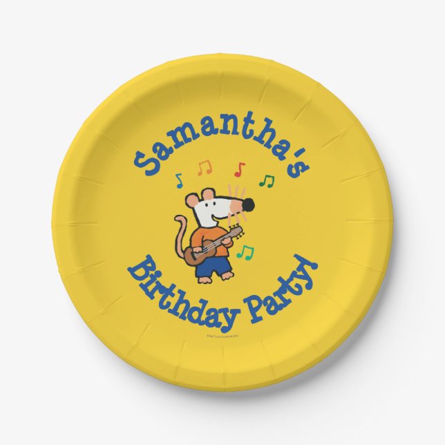 Maisy and Friends Play in the Band Paper Plates (Front)