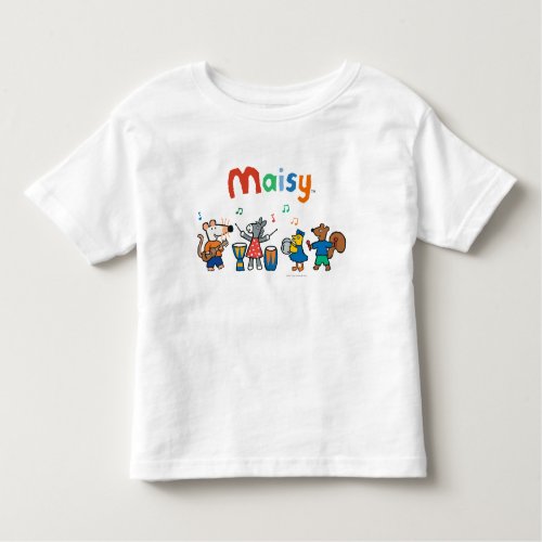 Maisy and Friends Play in the Band Toddler T_shirt
