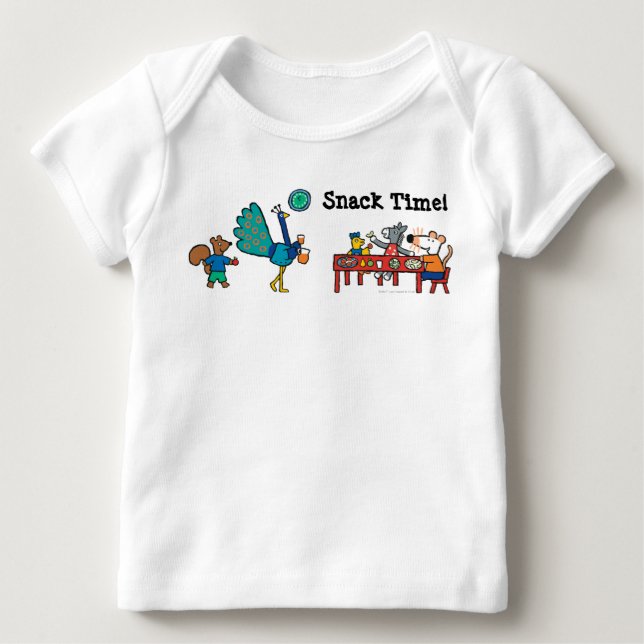 Maisy and Friends Preschool Snack Time Baby T-Shirt (Front)