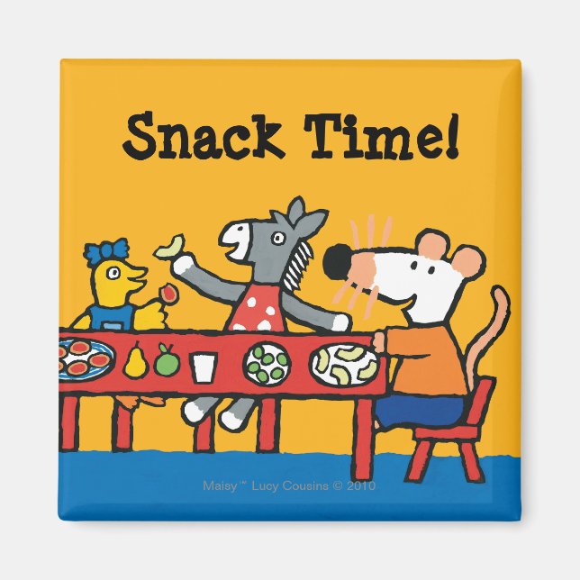 Maisy and Friends Preschool Snack Time Magnet (Front)
