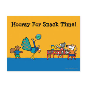 Maisy and Friends Preschool Snack Time Postcard