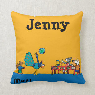 Maisy and Friends Preschool Snack Time Throw Pillow