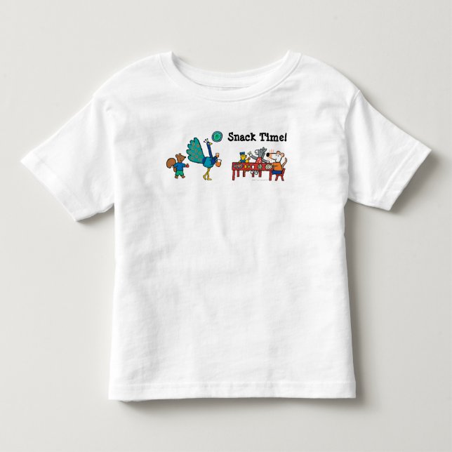 Maisy and Friends Preschool Snack Time Toddler T-shirt (Front)