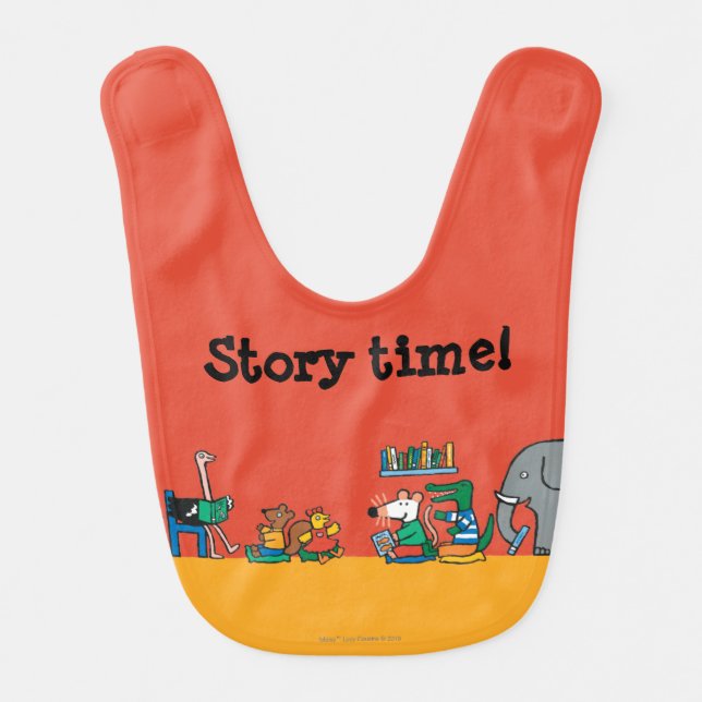 Maisy and Friends Read Together Bib (Front)