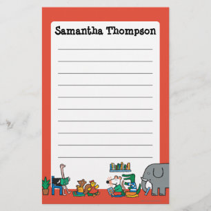 Maisy and Friends Read Together Stationery