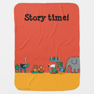 Maisy and Friends Read Together Swaddle Blanket