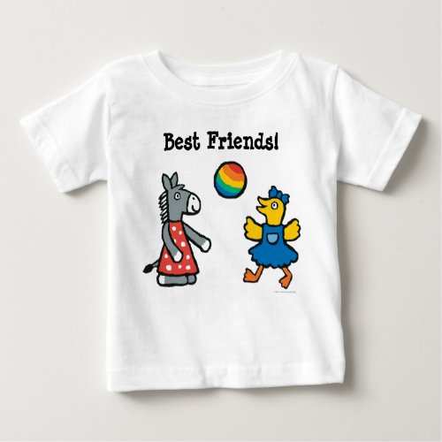 Maisy at Preschool with Friends on the Playground Baby T_Shirt