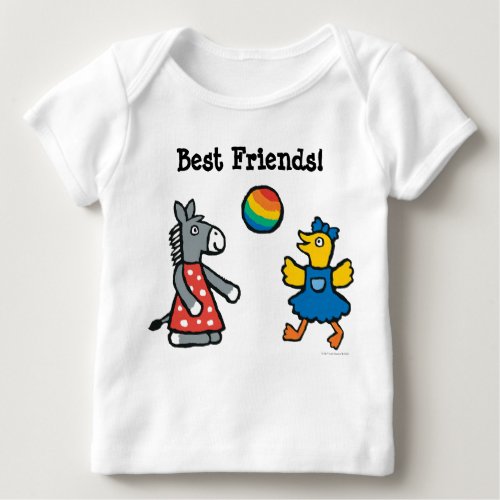 Maisy at Preschool with Friends on the Playground Baby T_Shirt