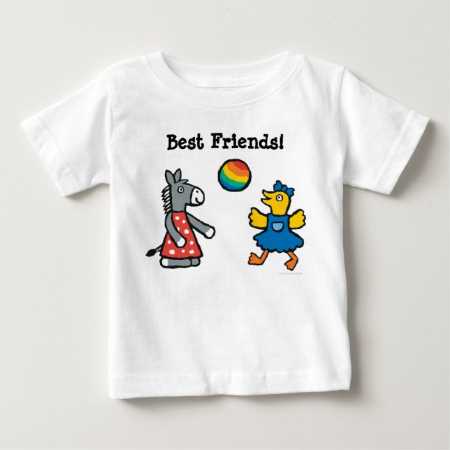 Maisy at Preschool with Friends on the Playground Baby T-Shirt (Front)