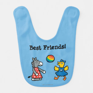 Maisy at Preschool with Friends on the Playground Bib