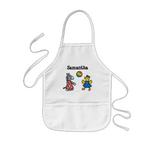 Maisy at Preschool with Friends on the Playground Kids' Apron