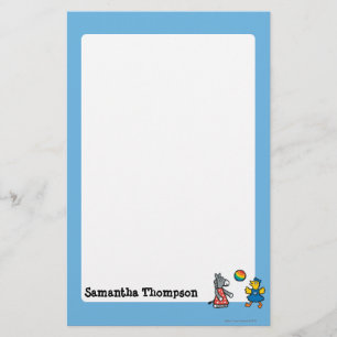 Maisy at Preschool with Friends on the Playground Stationery