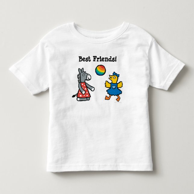Maisy at Preschool with Friends on the Playground Toddler T-shirt (Front)
