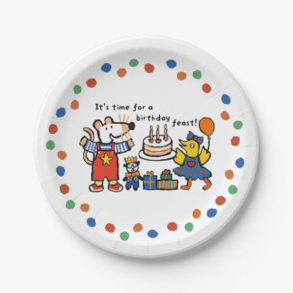 Maisy Birthday Feast Paper Plates