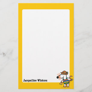 Maisy Collecting Shells At The Beach Stationery