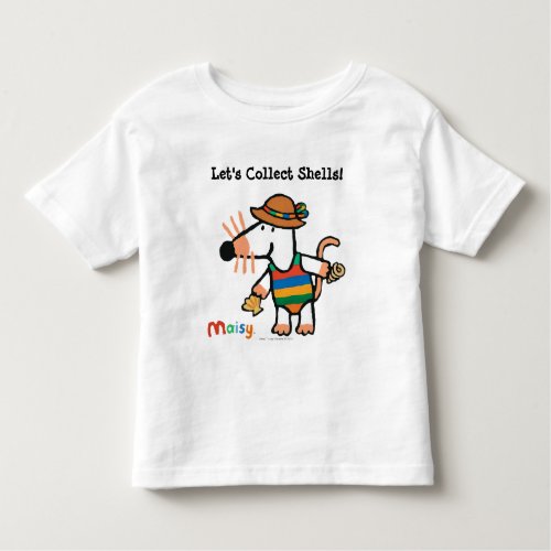 Maisy Collecting Shells At The Beach Toddler T_shirt