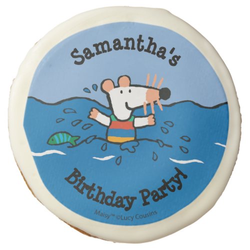 Maisy Goes Swimming Birthday Sugar Cookie