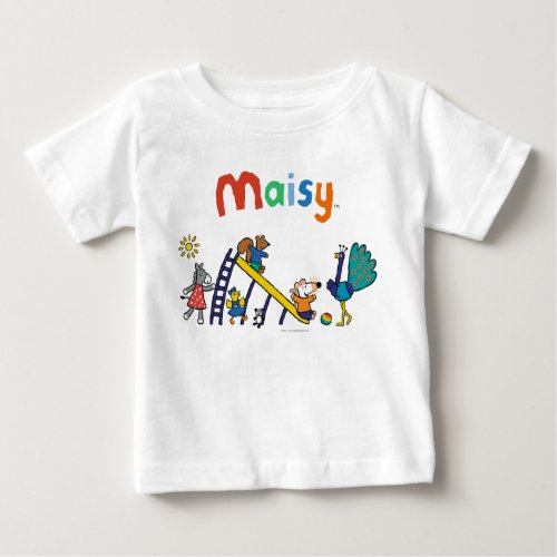 Maisy on the Playground with Friends Baby T_Shirt