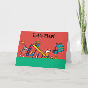 Maisy on the Playground with Friends Card