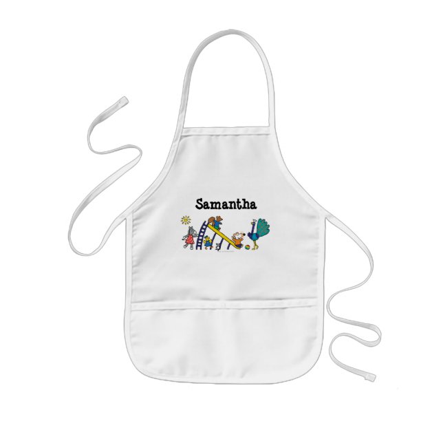 Maisy on the Playground with Friends Kids' Apron (Front)