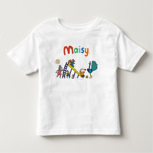 Maisy on the Playground with Friends Toddler T_shirt