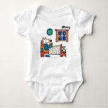 Maisy Ready for Bed Blue Pajamas Baby Bodysuit