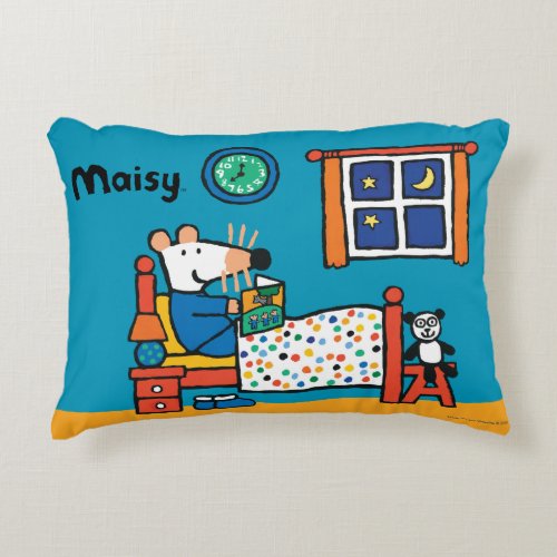 Maisy Ready for Bed Blue Pajamas Decorative Pillow
