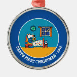 Maisy Ready for Bed Blue Pajamas Metal Ornament